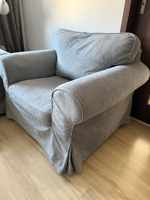 Sofa rozkladana Ikea Ektorp z fotelem