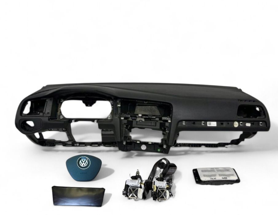 Volkswagen Golf VII 7 airbag deska Komplet poduszki