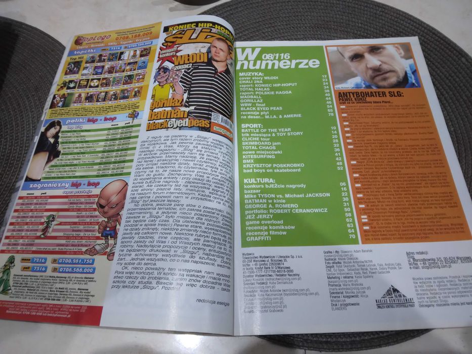 Ślizg nr 08/2005 magazyn hip hop