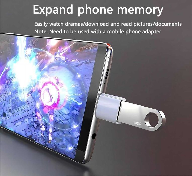 Pen USB 3.0 capacidade 982 GB (rápida, impermeável)  NOVO ENVIO GRÁTIS64170845408258123