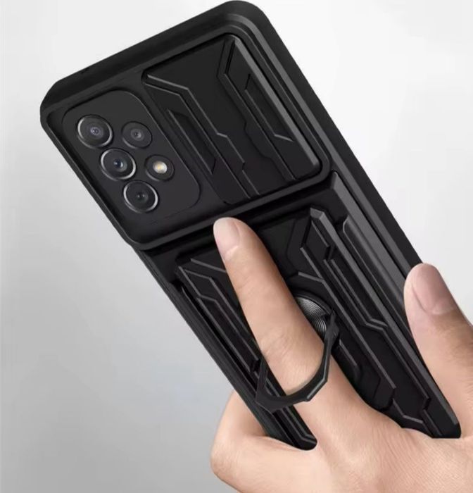 Etui pancerne poco m4 pro 5g w kieszenią na karty/gotówkę