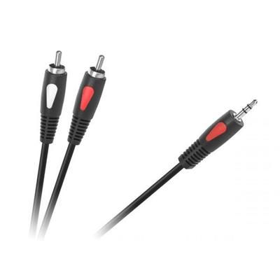 Kabel 2RCA - Jack 3,5mm 3m Cabletech Eco-Line