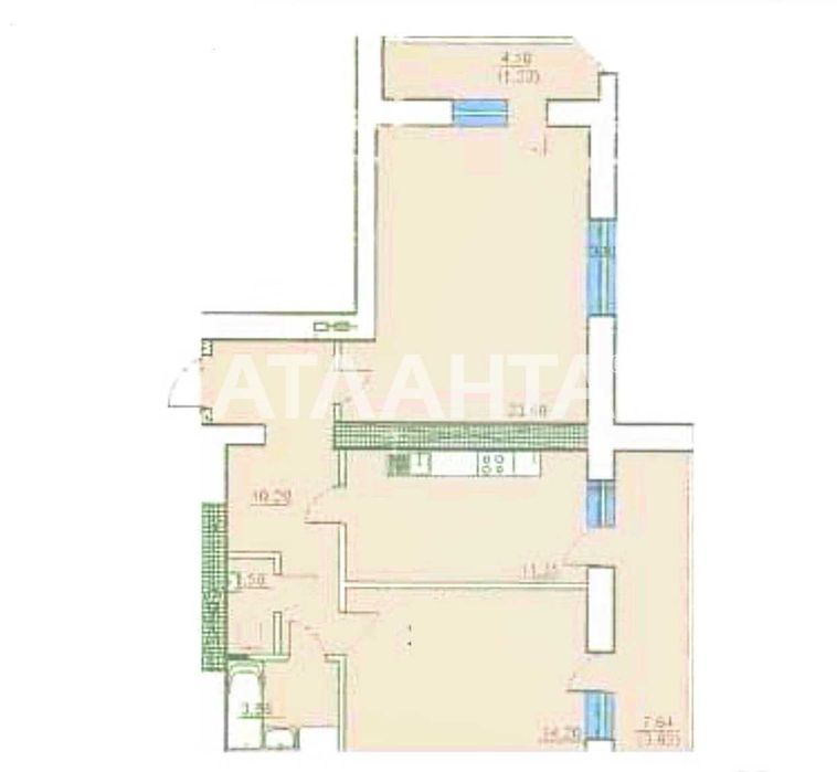 2-rooms apartment apartment by the address st. Sakharova (area 80 m²) - Atlanta.ua - photo 5