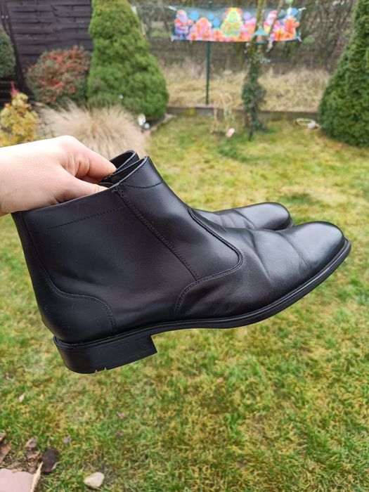 Buty Lloyd 44 10 skórzane wełna botki sztyblety 45 skóra naturalna
