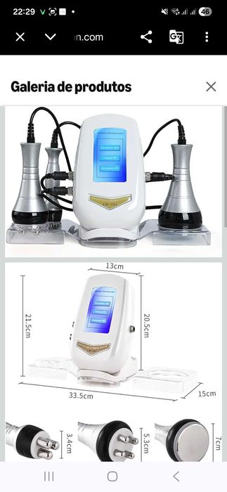 Aparelho de beleza multifuncional para o corpo,