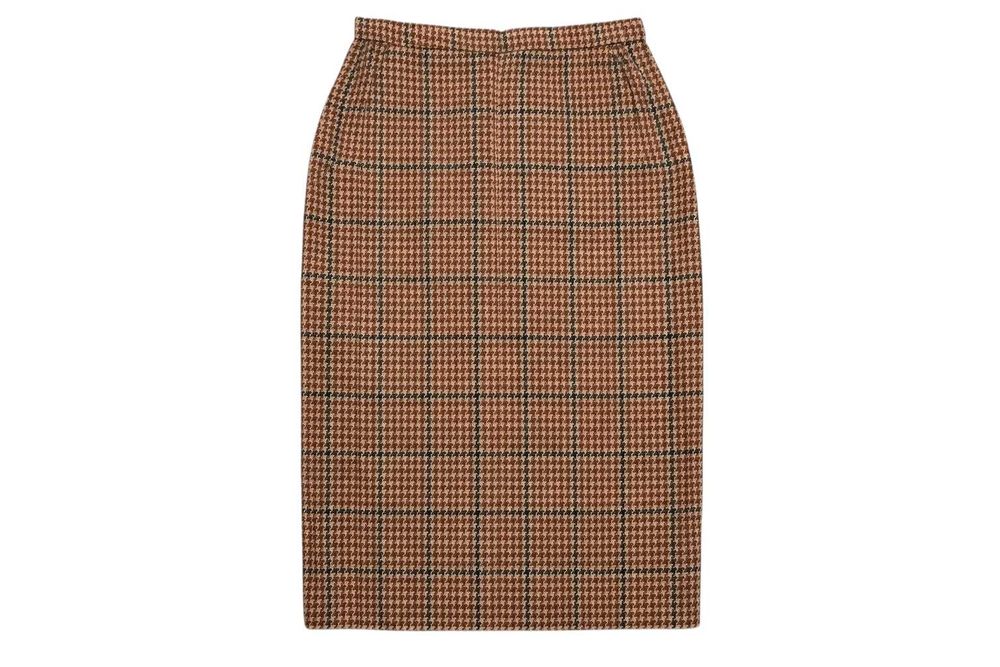 Юбка шерстяная в гусиную лапку Gai Mattiolo