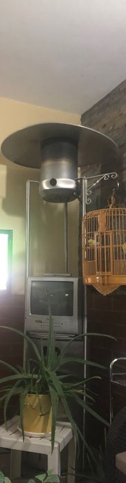 Aquecedor a gaz inox com pouco uso