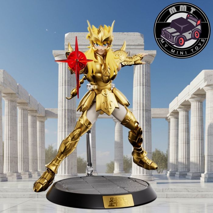 Saint Seiya Cavaleiro de Ouro Escorpião Milo Figura da Classe Campeão da Blokees para montar