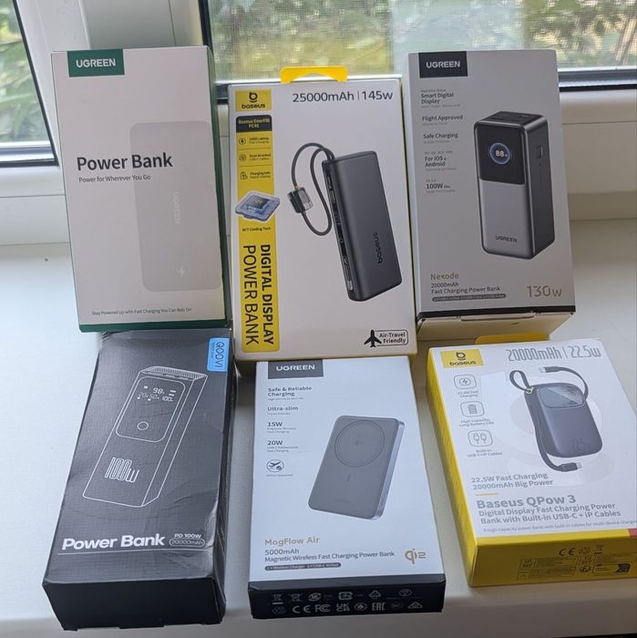 Павербенк Baseus Ugreen QPow3 20 000