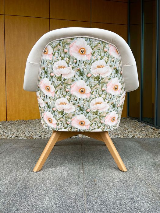 Fotel kubełkowy koktajlowy modern