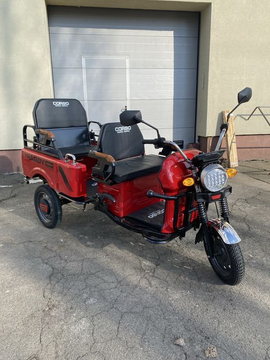 Електричний трицикл із кузовом CORSO HARDY-10 S 1200W-60V-38Ah
