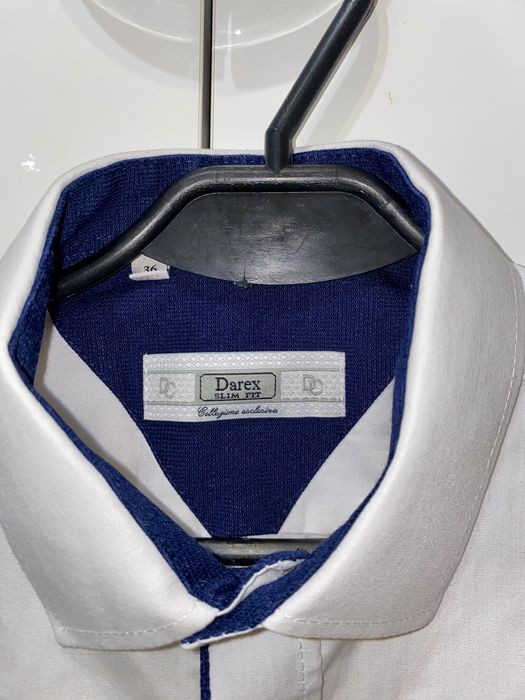Elegancka biala koszula meska slim fit garnitur