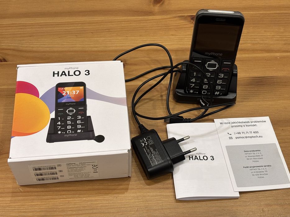 Telefon dla seniora myPhone Halo 3