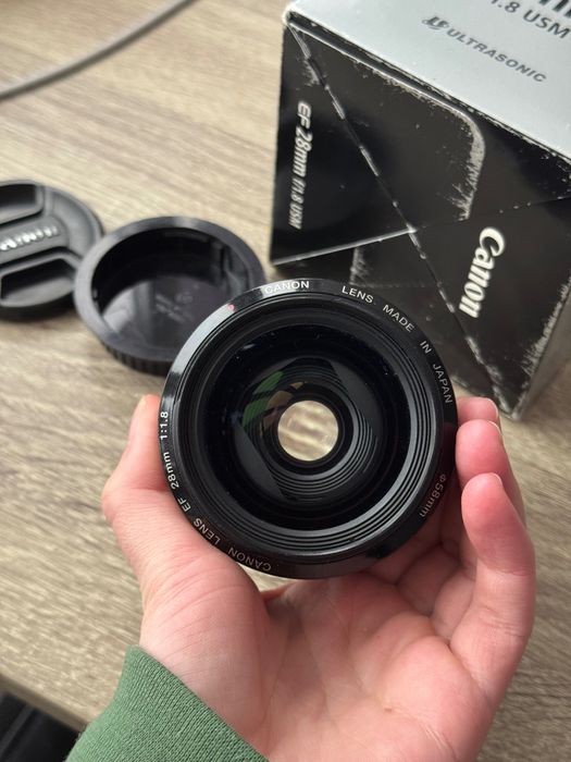 Об'єктив Canon EF 28mm f/1.8 USM фікс, автофокус