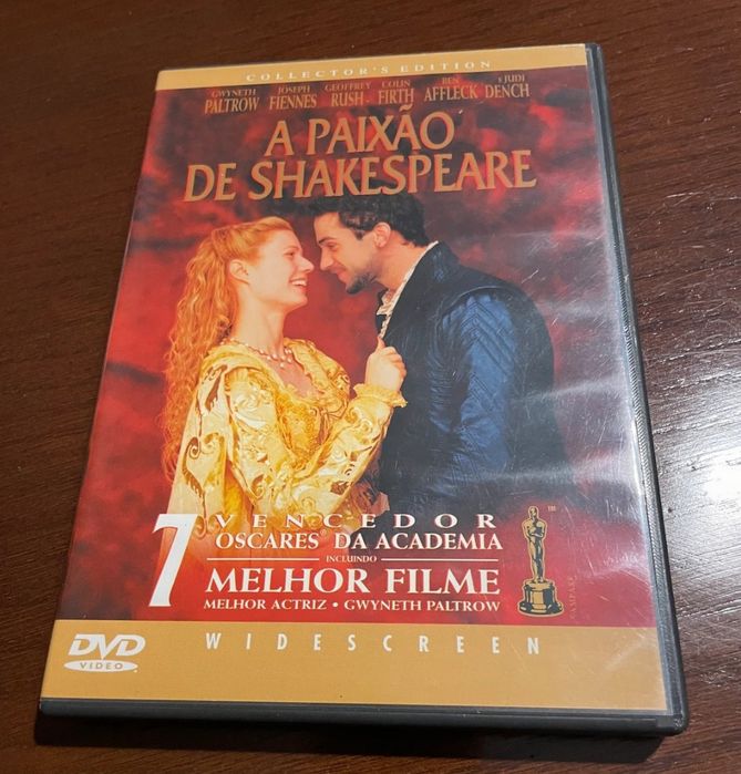 DVD a paixão de shakespear