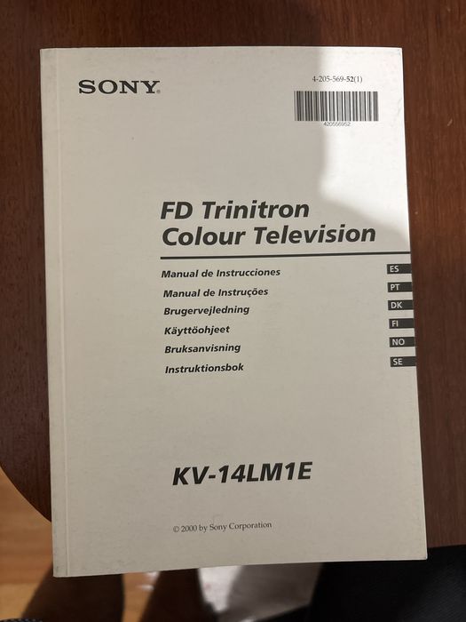 Sony Trinitron CRT + Suporte Philips – Excelente Estad