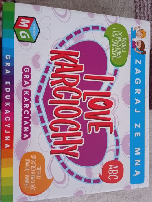 Gra edukacyjna I Love karciochy - uczy przysłów