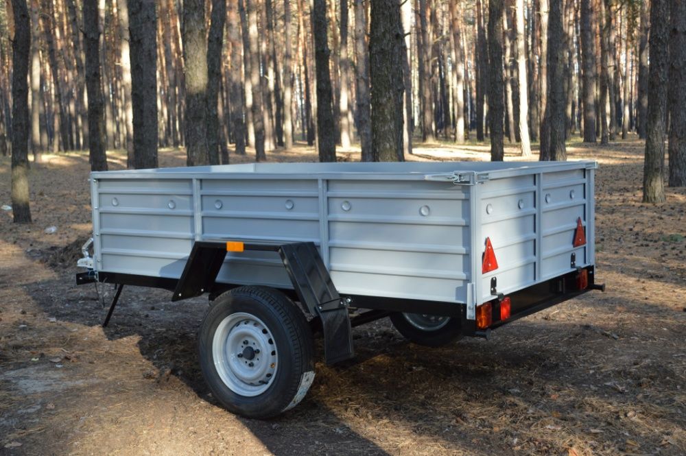 Одноосний Прицеп в наявності оцинкований борт 2200мм. Авто причеп