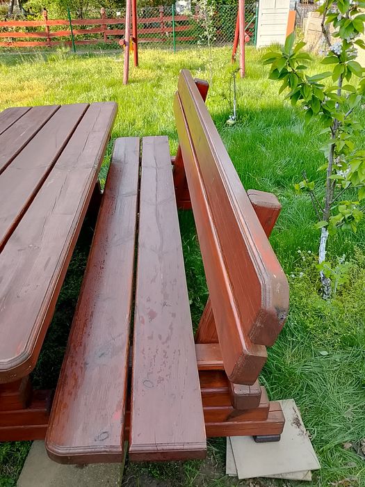 Zestaw ogrodowy  drewniany