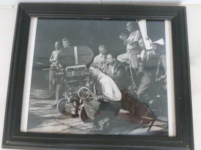 Quadro fotografia antiga com cena de cinema