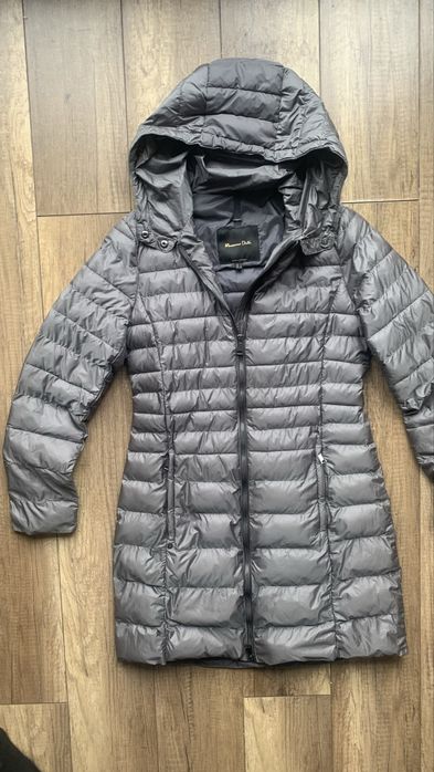Długi, pikowany płaszcz MASSIMO DUTTI – Model 6702 / Calidad 607 / Kolor 802 – Rozmiar S