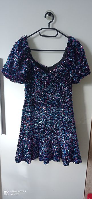 Sukienka cekiny ZARA XS