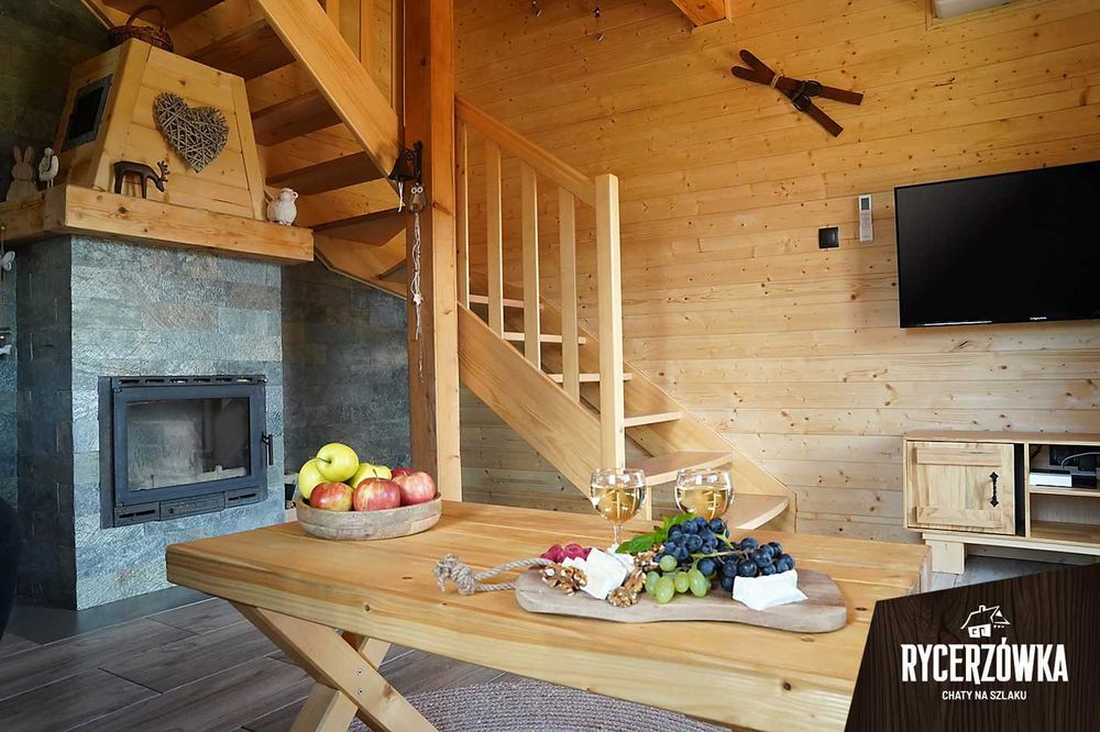 Chaty Rycerzówka - domek w górach. Soblówka. Beskid Żywiecki