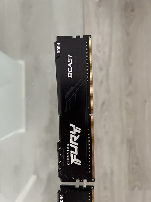 Memória RAM kingston Fury Beast 16G (2x8) DDR4 3200Mhz -  KF432C16BBK2/16