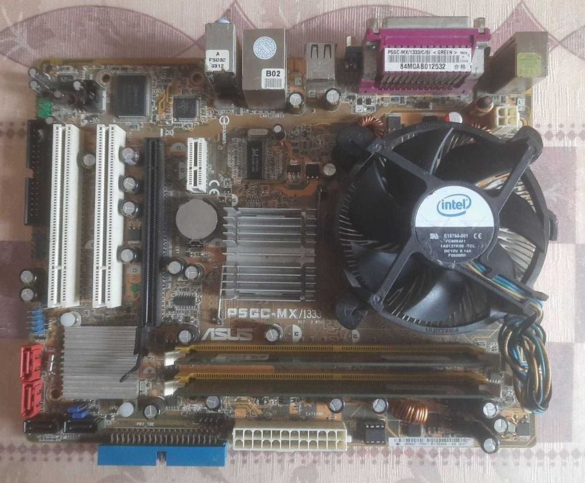 775 ASUS P5GС-MX/1333 + Core 2 Duo E4400 Box + 2 Gb DDR2 Тест ОК