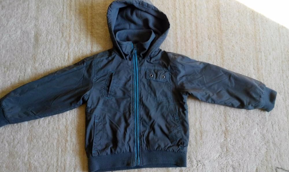 Куртка ветровка Rebel на флисе на возраст 4-5 лет (110 см)