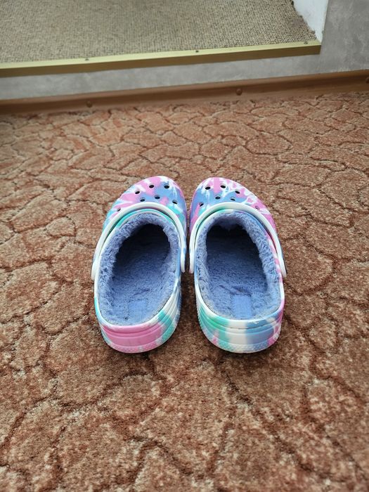 Оригинальные децкие Crocs с подкладой