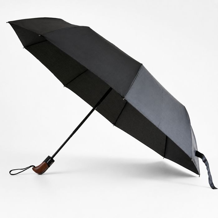 Tiross parasol automatyczny, składany, z pokrowcem czarny średnica 100 cm