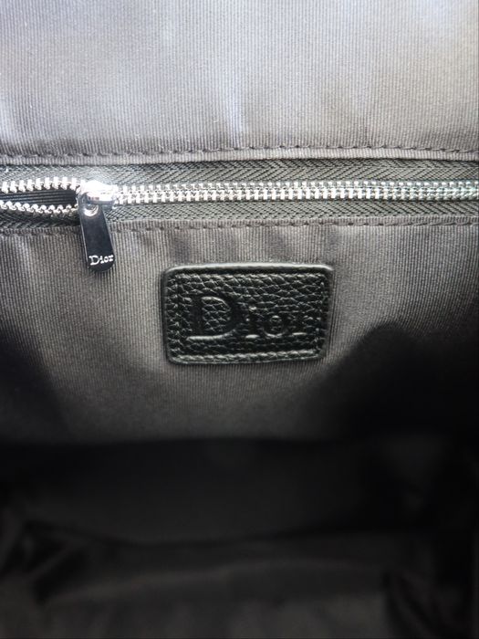 Рюкзак черный Christian Dior Saddle Backpack кристиан диор мужской