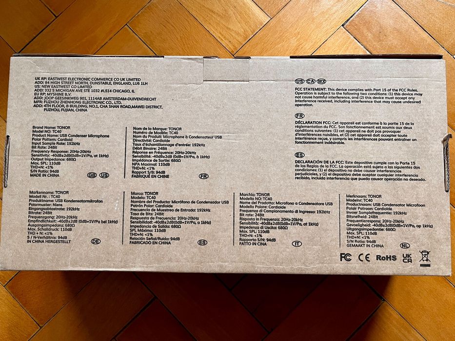 Mikrofon usb Tonor TC40 Nowy pół ceny