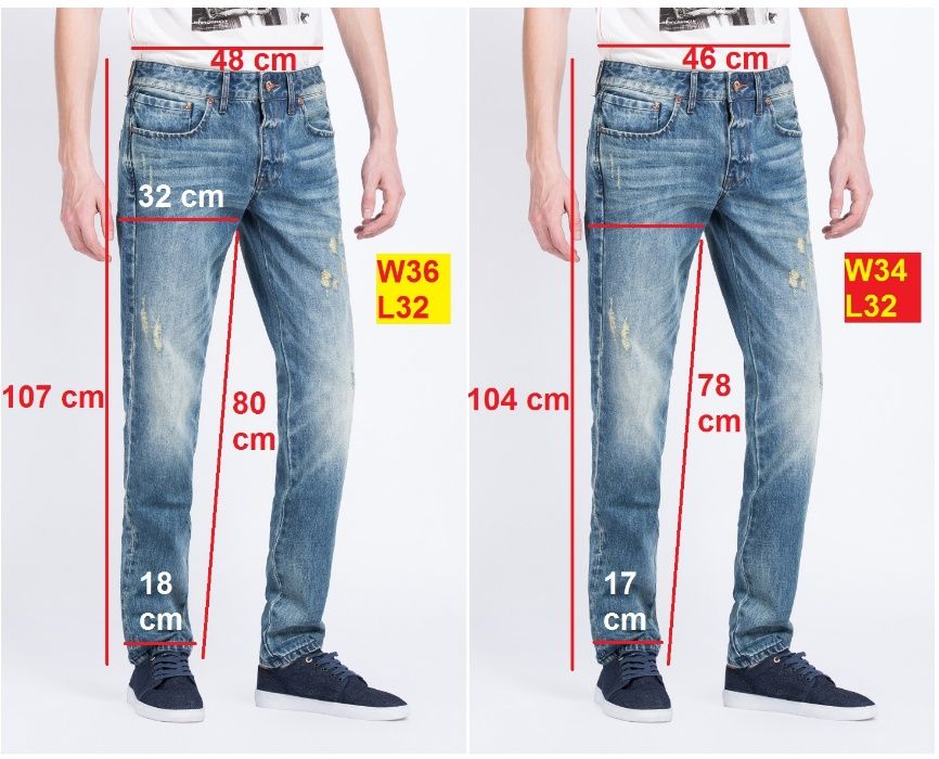Джинсы JACK&Jones W36 L32 и W34 L32