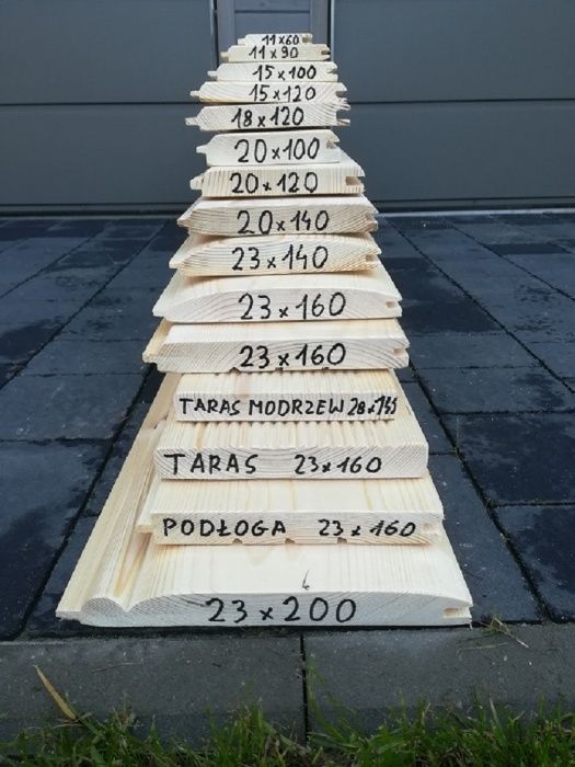 Deska elewacyjna elewacja  podbitka boazeria transport długość do 5mb