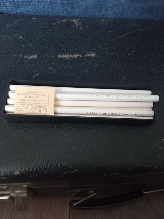 Dermatografy 10szt nowe PRL