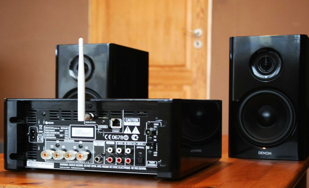 Wieża Denon CEOL amplituner compact disc USB wejście optyczne do TV