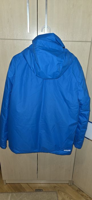 Kurtka narciarska unisex Brugi niebieska, jak nowa