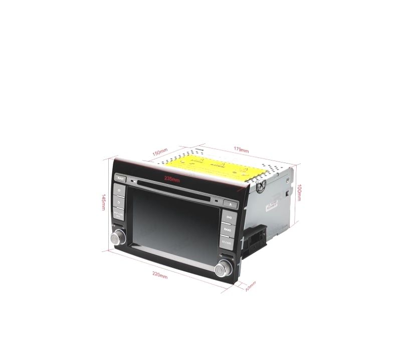 AUTO RADIO GPS ANDROID 11 PARA FIAT BRAVO 07-14 7"