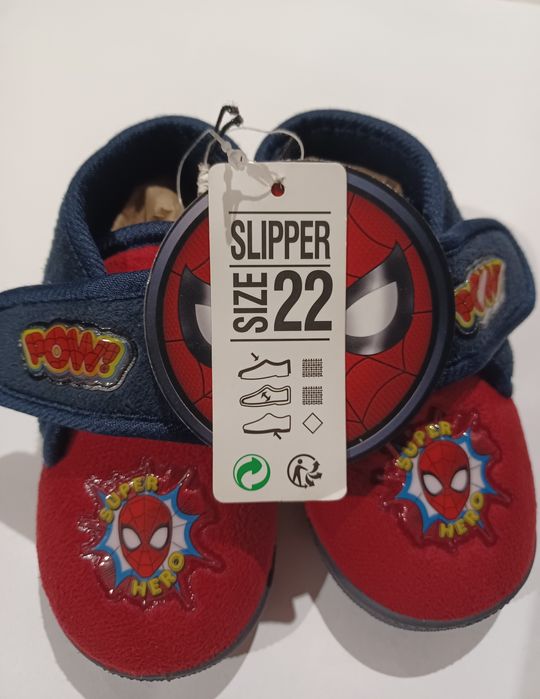Buty Spider-Man kapcie dziecięce Marvel roz. 22