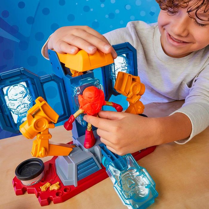 Ігровий набір для ліплення Play-Doh Marvel Iron Man Залізна людина!