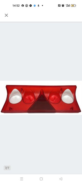 Klosz lampy naczepa europoint