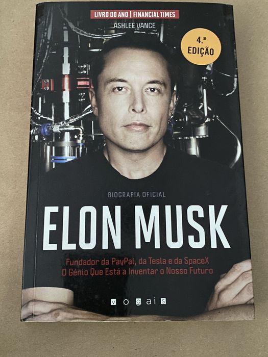 Livro Elon Musk Biografia Oficial
