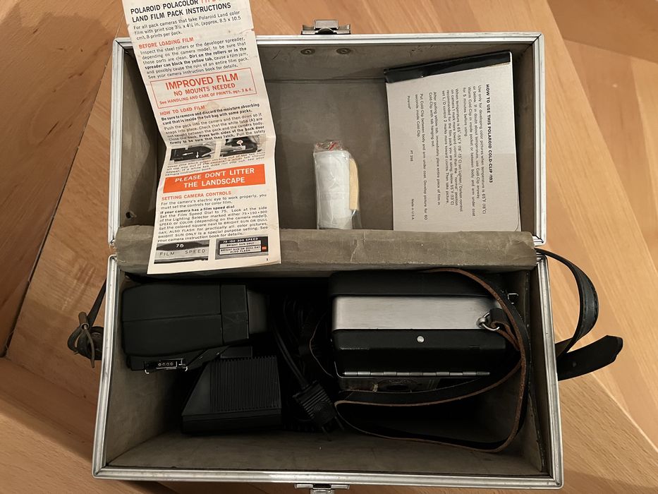 Land Camera Polaroid 360 electronic zestaw