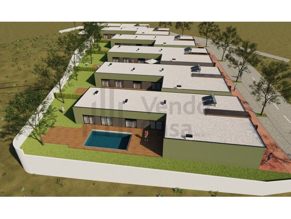 Vende-se Moradia Térrea T4 C/Piscina- Braga