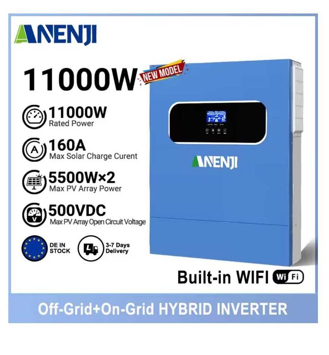 Falownik offgrid ANJ-HHS-11000W 48V, 220-240V