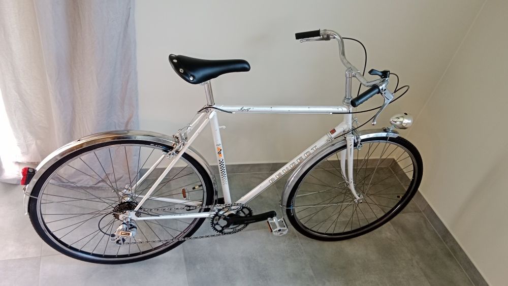 Rower Peugeot Sport 28" retro commuter restomod 1x6 Deore