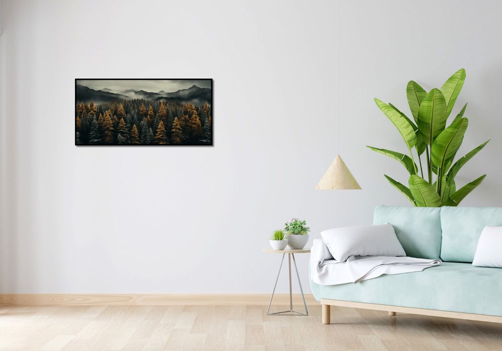 Plakat 91,3x44,5cm Mglisty Poranek