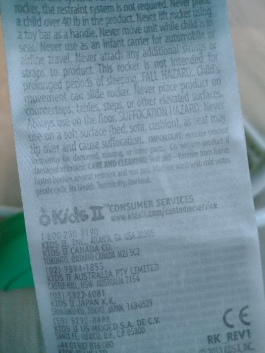 Leżaczek bujaczek dla niemowląt